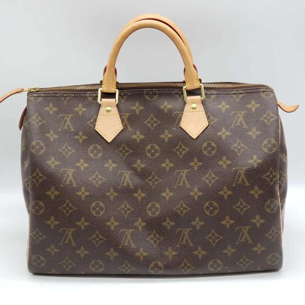100% Authentic Louis Vuitton  Speedy 35 Monogram Boston Hand Bag - Picture 2 of 16